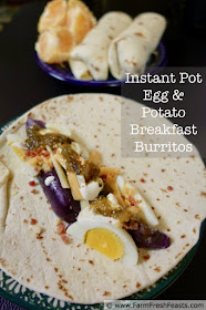In this recipe we'll cook eggs and potatoes at the same time in the electric pressure cooker then create Egg and Potato Breakfast Burritos, Egg Salad, and Mashed Potatoes.