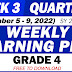 GRADE 4 WLP (Q1: WEEK 3) Sept. 5-9, 2022