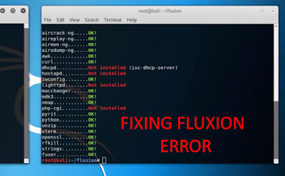 [Solved] How to fix Fluxion errors - Php-cgi - dhcpd - hostapd