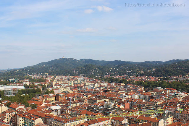 Aerial View of Turin from Mole Antolliana