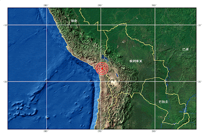 Sismo mediana intensidad sacude frontera entre Perú y Chile, 14 de Mayo de 2012