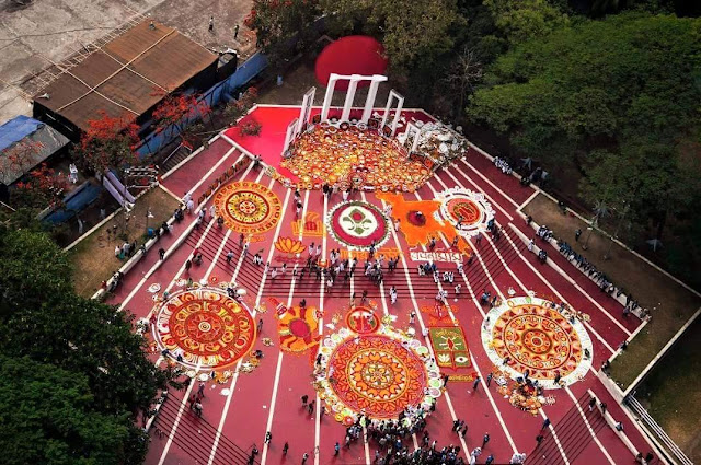 Birds eye (Aerial) View of Bangladesh