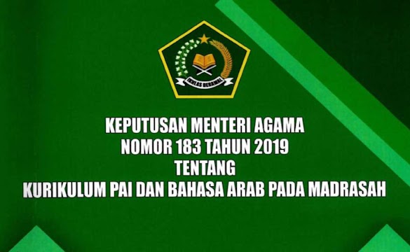 KMA 183 Tahun 2019 Kurikulum Madrasah PAI Bahasa Arab