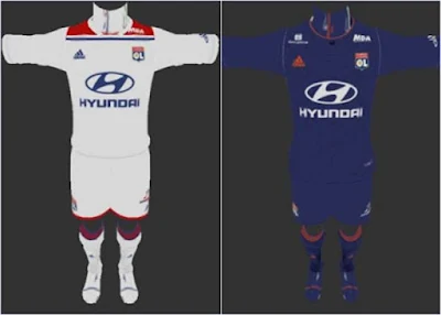 Olympique Lyonnais Kit Season 2018-2019 For PES 2013