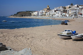 Les Barques Beach in Sant Pol de Mar