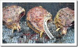 Rib of beef with mustard & horseradish crust