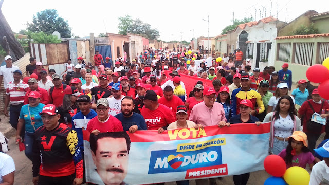 EN TORRES MILITANCIA REVOLUCIONARIA RATIFICA SU RESPALDO A NICOLÁS MADURO.