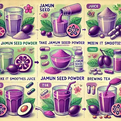 क्या जामुन के बीज से शुगर कम होती है? जानिए सच। Jamun seeds reduce sugar
