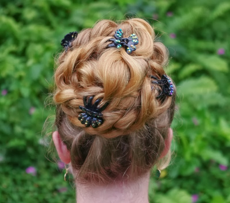 Braided Flower Updo, Easter Hairstyles | Hairstyles For Girls - Princess  Hairstyles