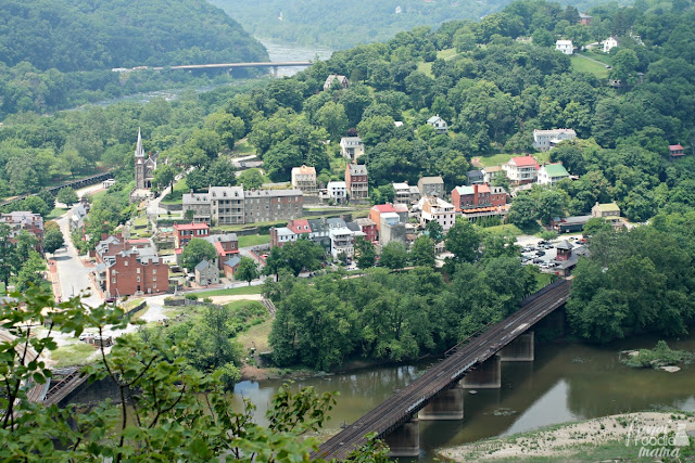 The Maryland Heights Trail, a 4 mile hike just off from the Appalachian Trail, is a challenging hike with rewarding views of Harpers Ferry and the Potomac & Shenandoah Rivers.