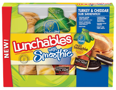 Lunchables with Smoothie