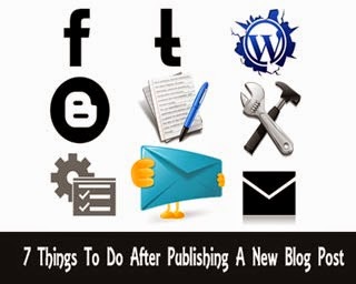 7 Things To Do After Publishing A New Blog Post