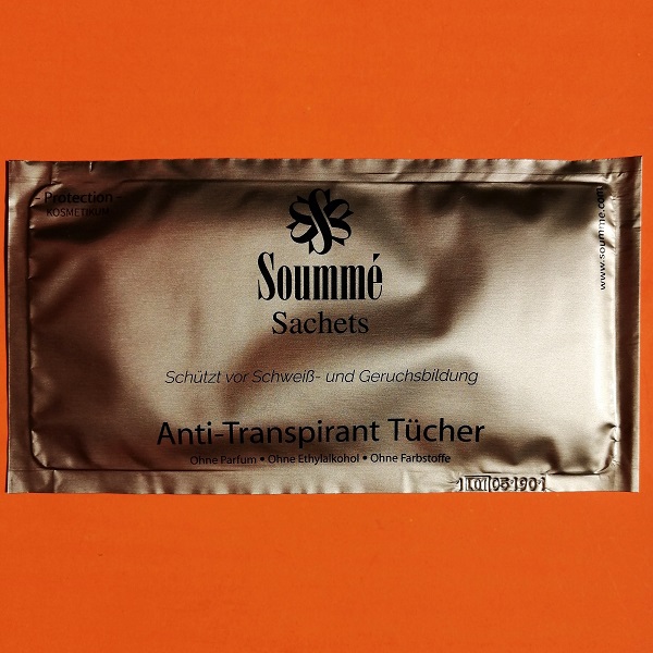 Sachet mit Deotuch