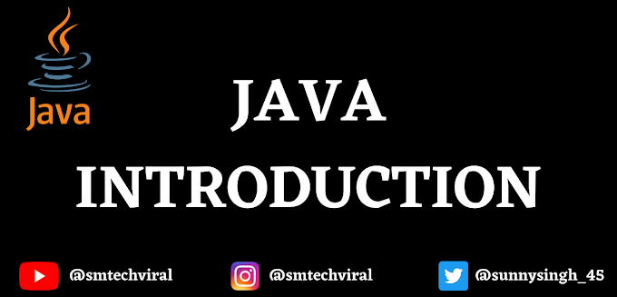Java Introduction