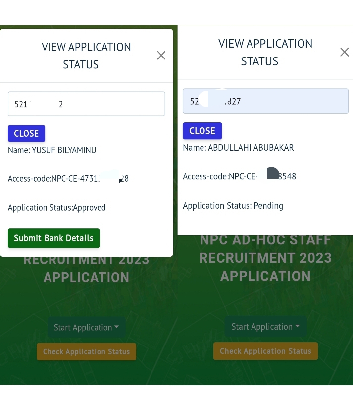 19th April 2023, How to check Your Application Status " Pending or Approved"