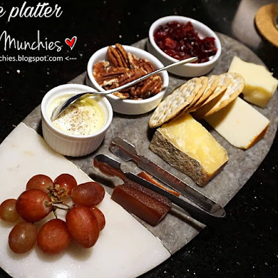 Cheese platter - Ash & Elm at Hotel Intercontinental