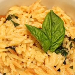 Orzo with Parmesan and Basil