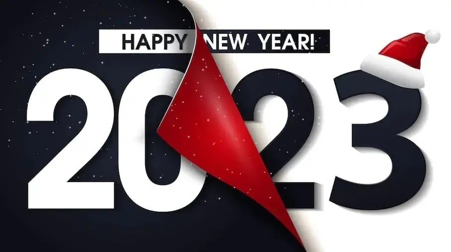 رسائل تهنئة بالسنة الجديدة 2023 عربي وإنجليزي | اجمل عبارات التهنئة بمناسبة العام الجديد 2023 happy new year بالصور