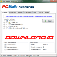 PCMAV adalah salah satu antivirus buatan Indonesia yang cukup populer dan terbukti ampuh d PCMAV 10.2.9