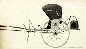 Fixed or proper curricle  from A Treatise on carriages by W Felton (1796)