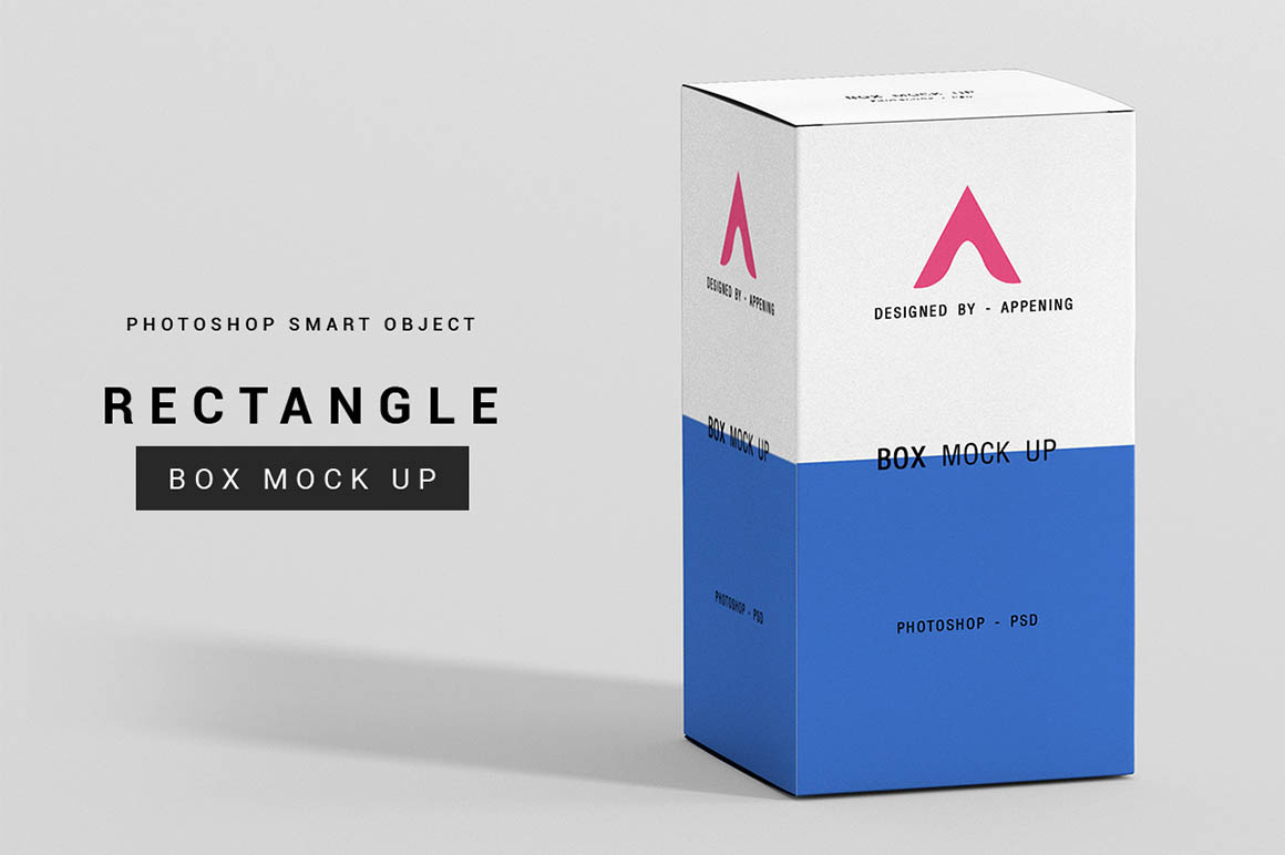 Download Rectangle Box Mockup Set | Psdblast