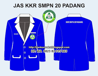 JAS ALMAMAER KKR SMPN 20 PADANG DI PESAN PENGURUS KKR SMPN 20 PADANG