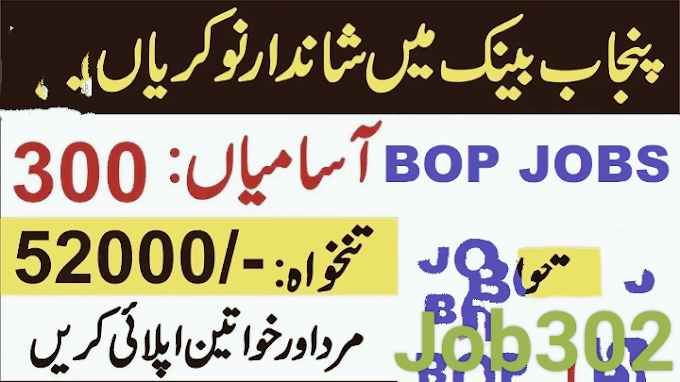 Bank of Punjab Jobs November 2023