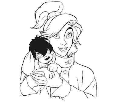 Disney Princess Anastasia Character Coloring Pages Picture