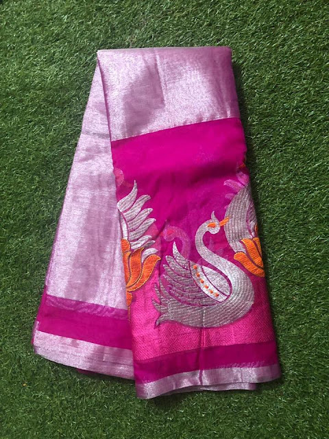  Linen Tissue Saree