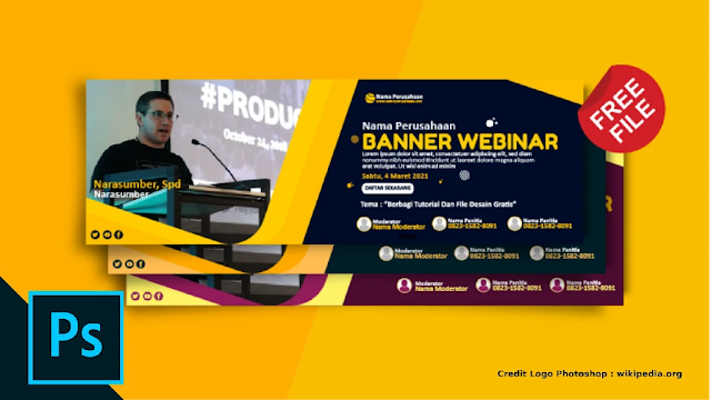 Gratis Banner PSD : Download Kumpulan Spanduk Seminar Adobe Photoshop