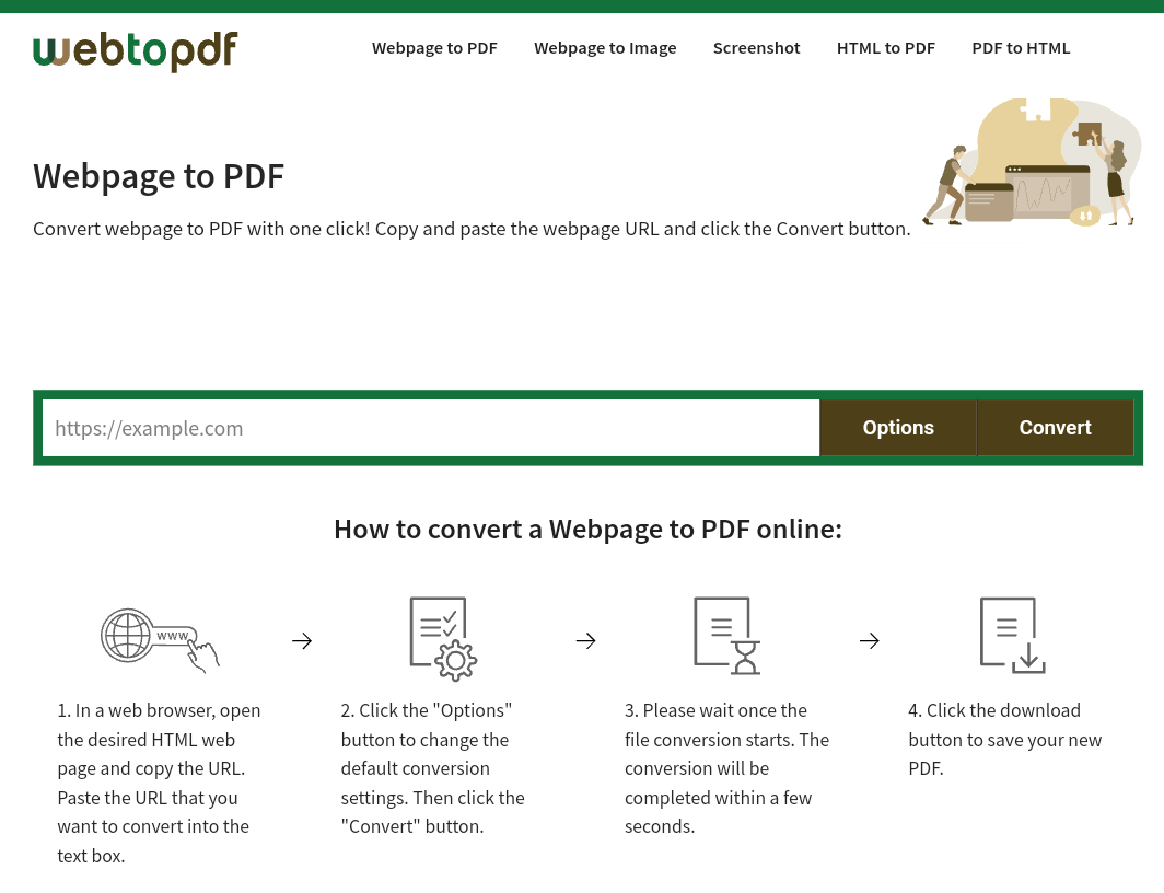 web to PDF