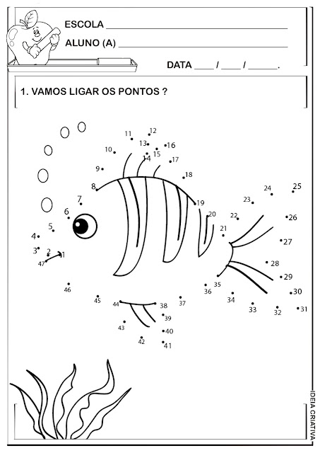 Liga Pontos Peixinho no fundo do mar