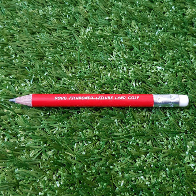 Doug Fishbone's Leisure Land Golf minigolf pencil
