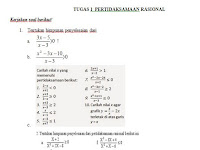 Contoh Soal Dan Jawaban Bilangan Rasional Dan Irasional