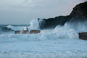 Giant swell in Cornwall