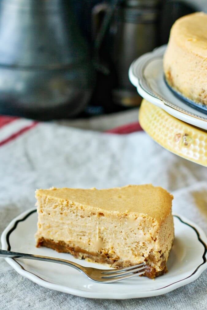 Butternut Squash Cheesecake slice