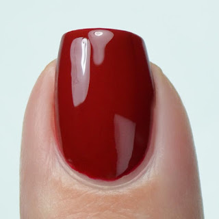 red creme nail polish