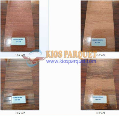 harga lantai kayu vinyl dan Laminated Golden Crown 