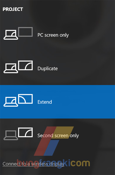 cara setup/setting dual monitor pada windows 10