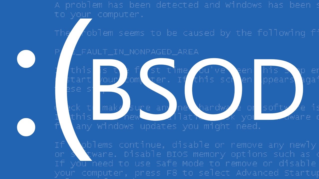 Cara Mengatasi BlueScreen BSOD atau Your PC Ran