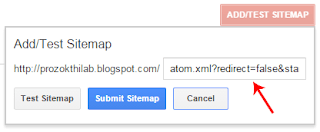 Submit Blogger Sitemap to Google