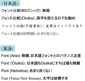 ちゃらんぽらんな新米漁師のブログ プレゼンスライドに使うフォント