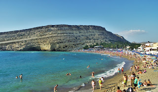 Kreta, Matala, Plaża, Beach, 
