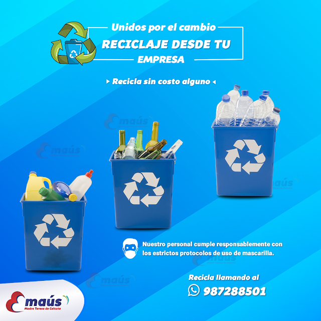 Unidos por el cambio reciclaje desde tu empresa