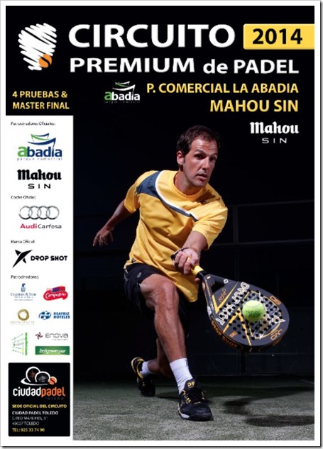 PRESENTACIÓN Circuito Premium Pádel Mahou sin 2014 en Ciudad Pádel Toledo