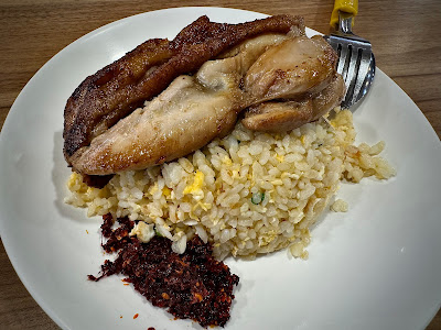 Fried Rice Story (炒饭故事), truffle fried rice chicken chop