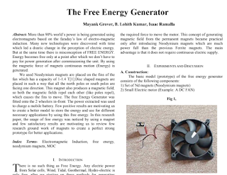 The Free Energy Generator