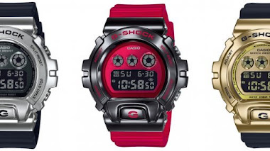 Reloj Casio G-Shock GM-6900 con bisel metálico de acero inoxidable