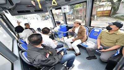 Gubernur Jabar Umumkan Pengoperasian Angkutan Massal Bandung Raya Go Green 