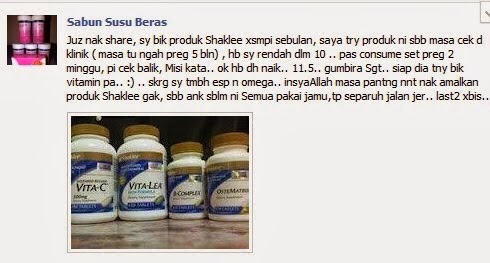 Pengedar Set Menyusu Shaklee